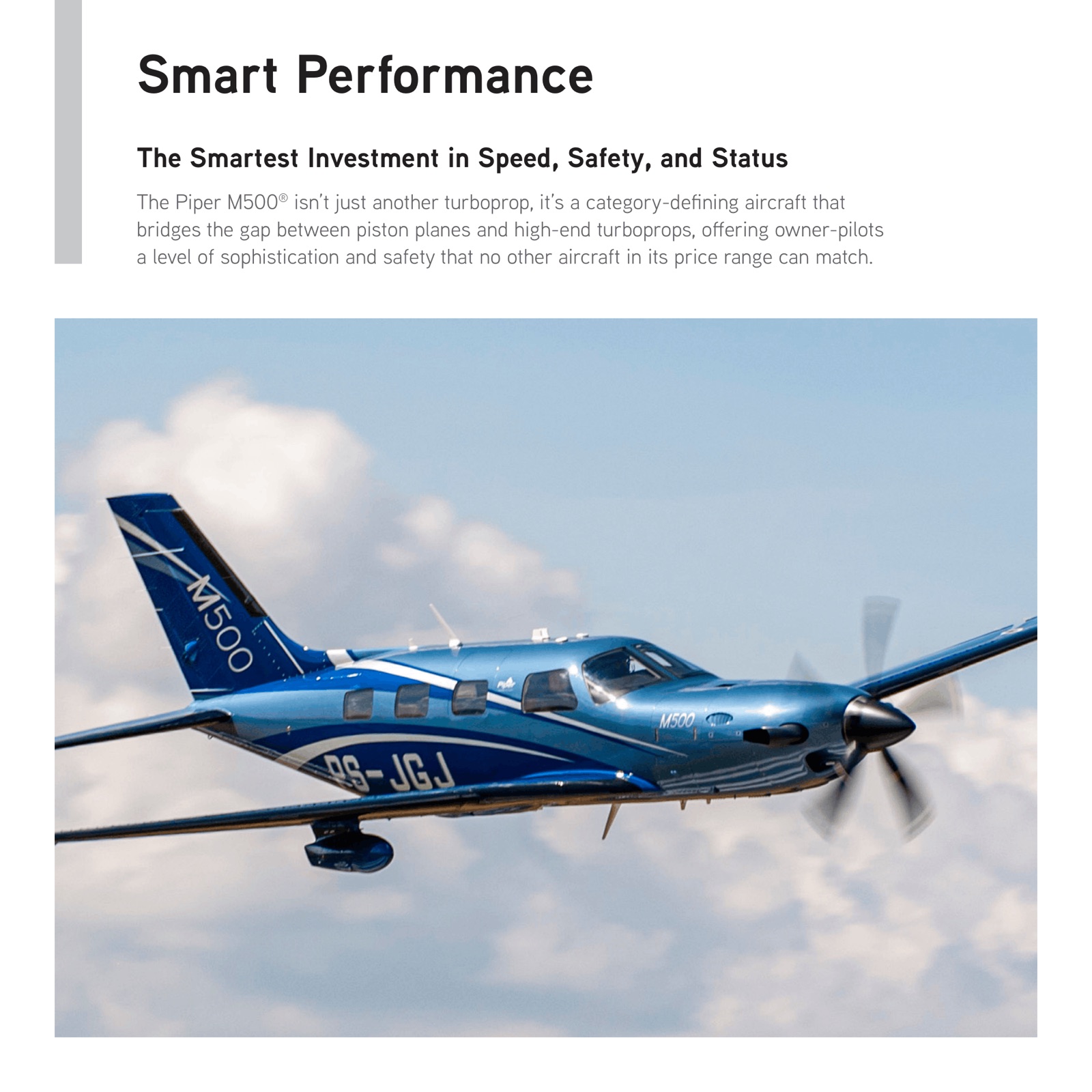2026 Piper M500 Brochure page 3