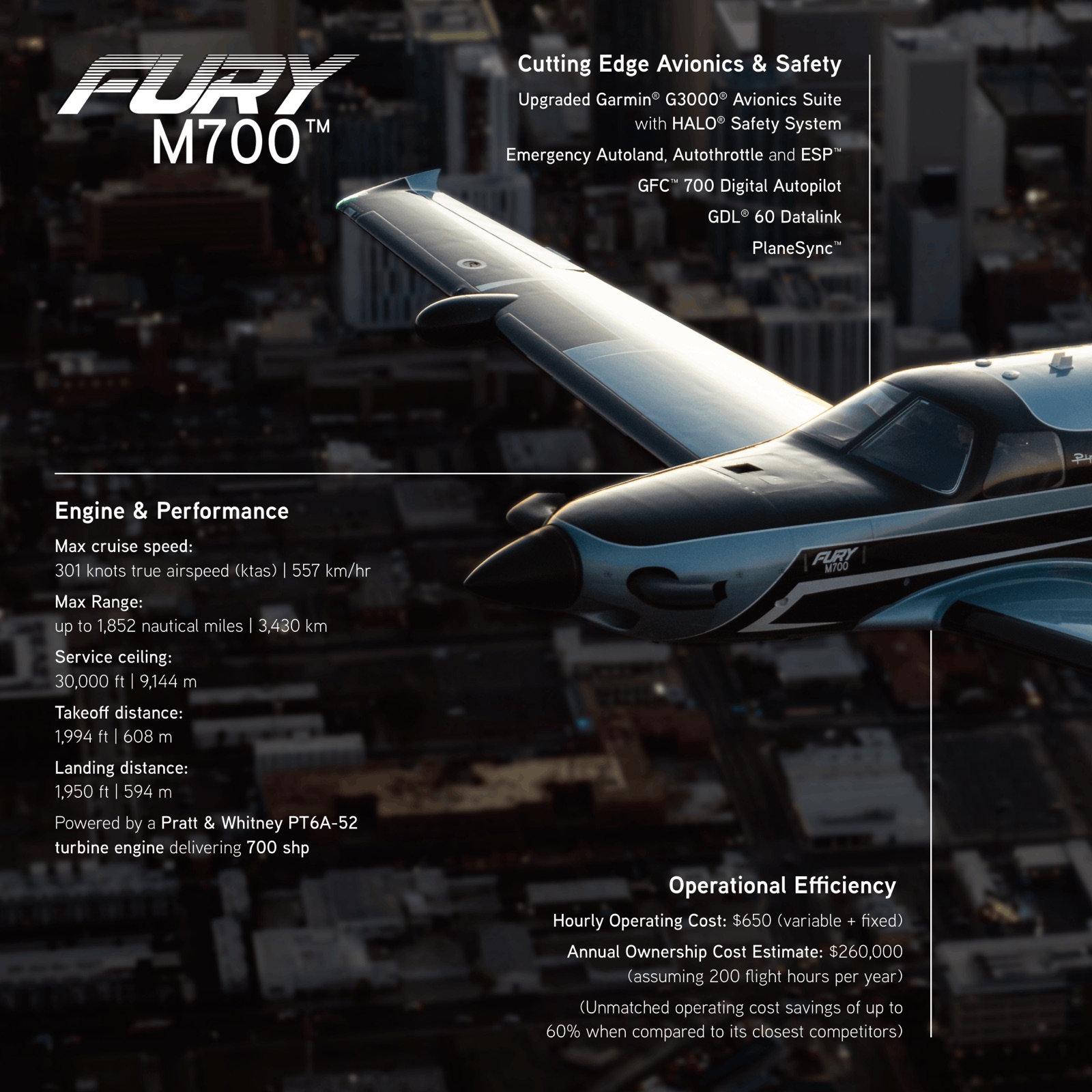 2026 Piper M700 FURY Brochure page 6
