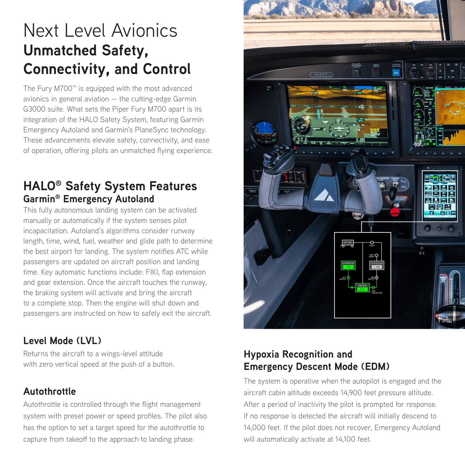 2026 Piper M700 FURY Brochure page 10